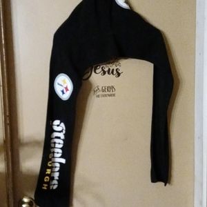 Pittsburgh Steelers hood and scarf in one